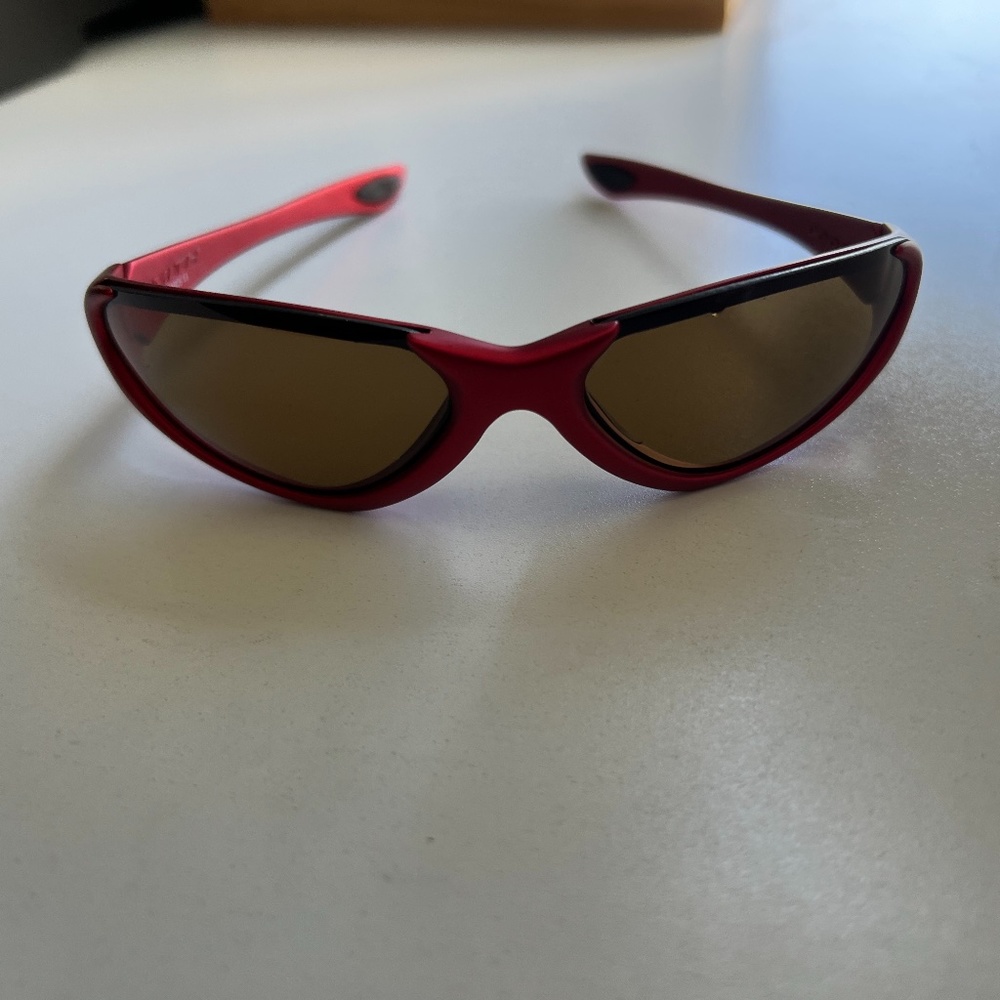 Smith Voodoo Sunglasses in Matte Red with Case & Extra Lenses